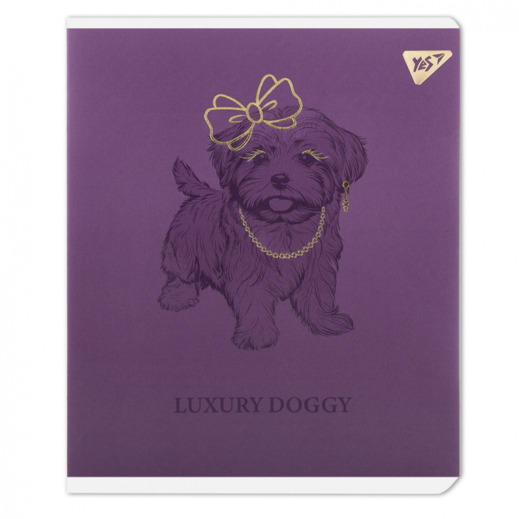 Зошит Yes Luxure doggy А5 24 аркушів клітинка (767539) - зображення 8