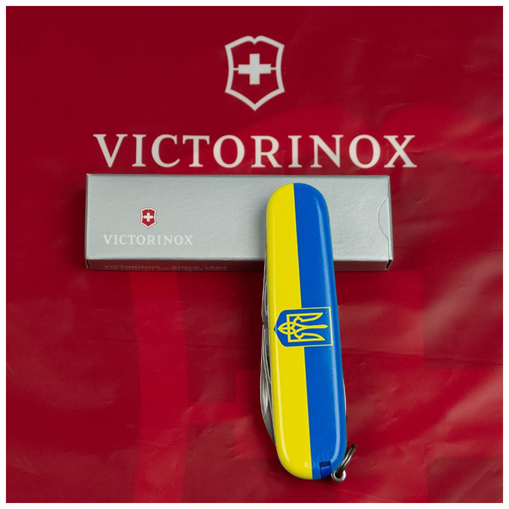 Ніж Victorinox Climber Ukraine Герб на прапорі (1.3703.3_T3040p) - зображення 11