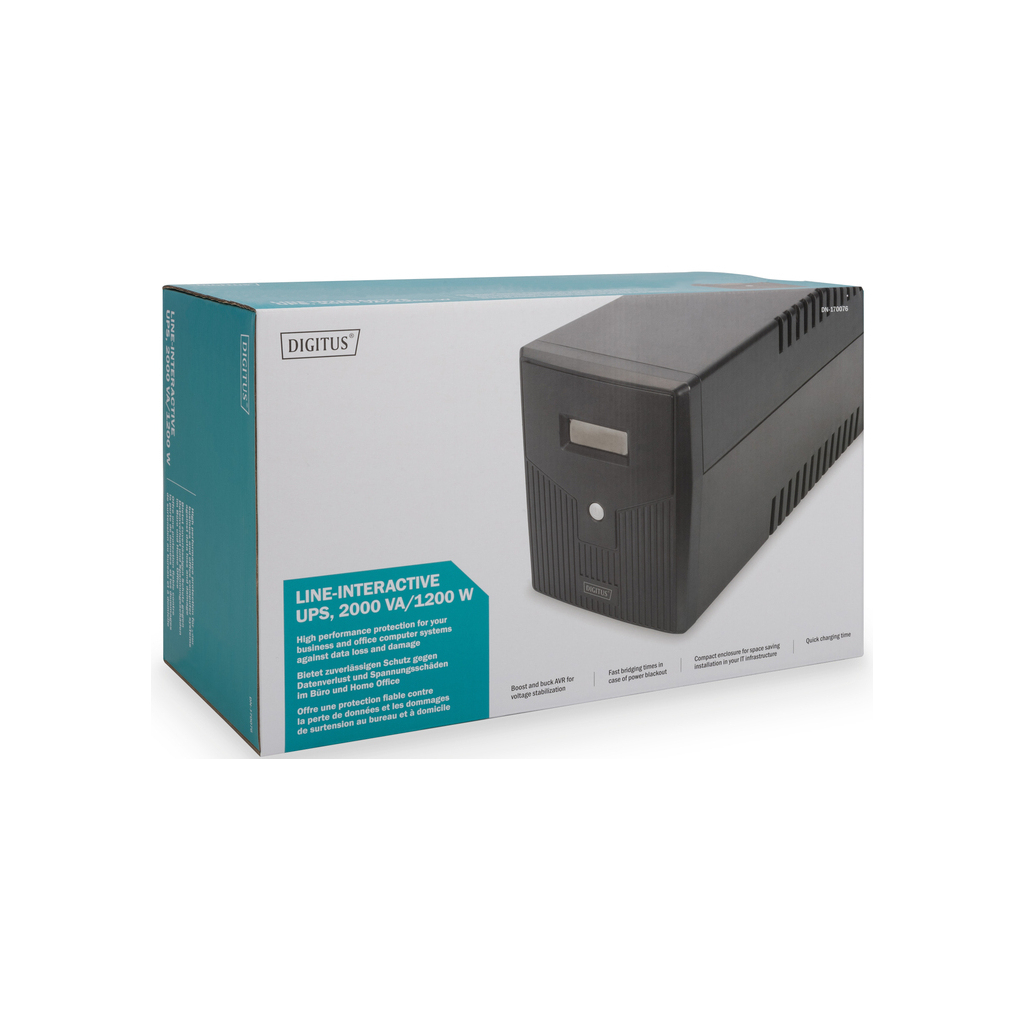 Пристрій безперебійного живлення Digitus 2000VA DN-170076 - зображення 4