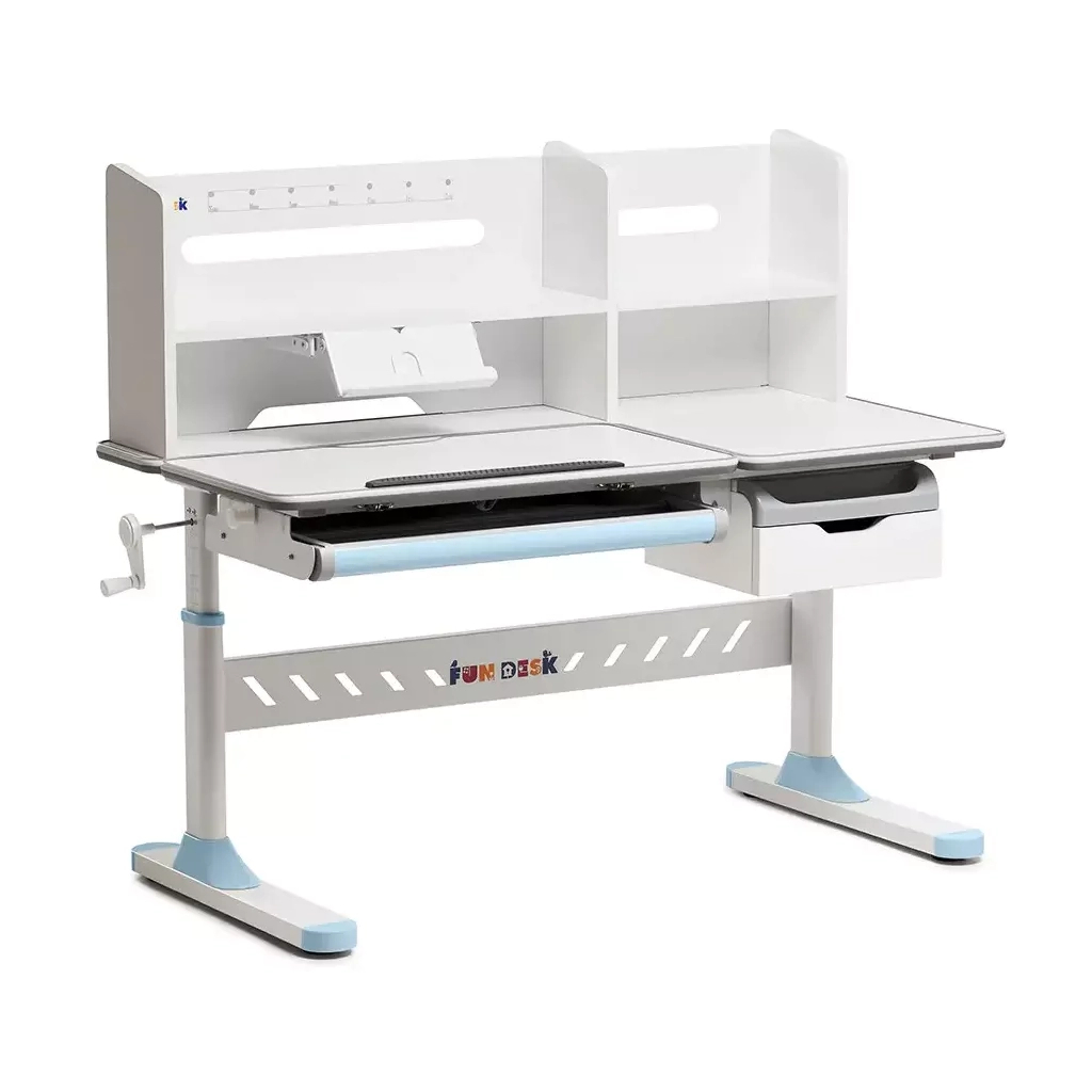 Парта FunDesk (1+1+1) (FIORE II BLUE) - зображення 1