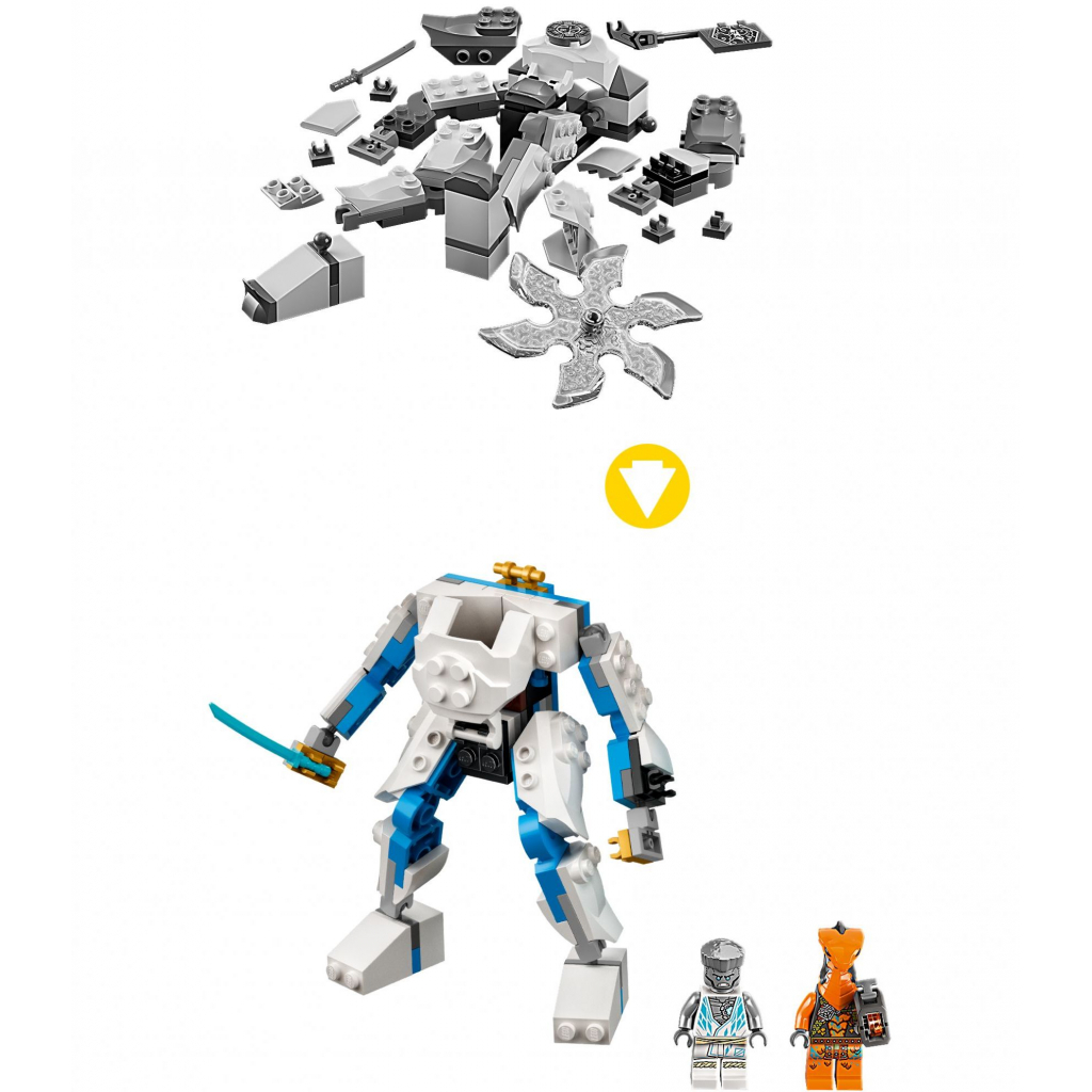 Конструктор LEGO NINJAGO Могутній дракон Зейна EVO 95 деталей (71761) - зображення 4