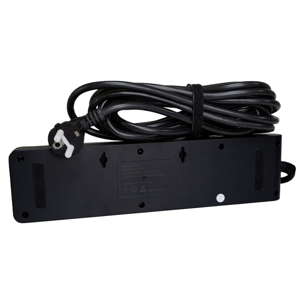 Мережевий фільтр живлення Patron SP1655-USB (EXT-PN-SP-1655-USB) - зображення 2