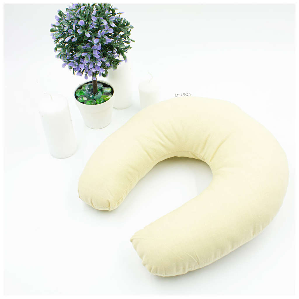 Подушка MirSon для подорожей №8729 Naturale Line 12-0712 Calvina 50% Memory (2200006348146) - зображення 4