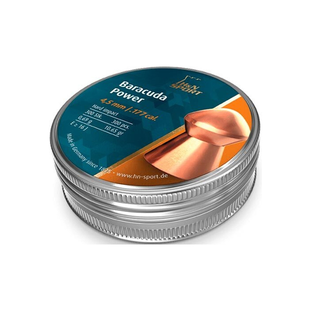 Пульки H&N Baracuda Power 300 шт/уп (Baracuda Power 300) - зображення 1
