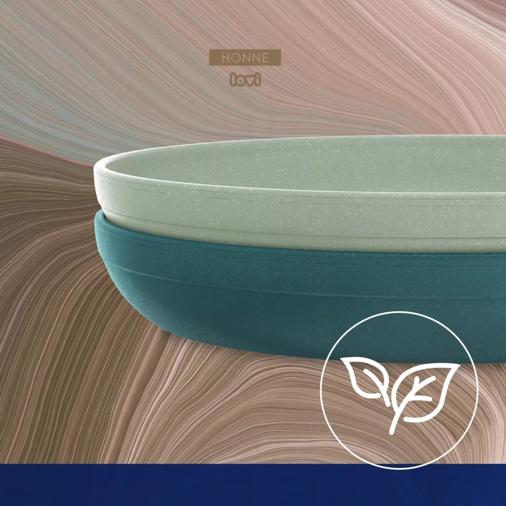 Тарілка дитяча Lovi Pistachio М'ятні 2 шт (21/530_gre) - зображення 4