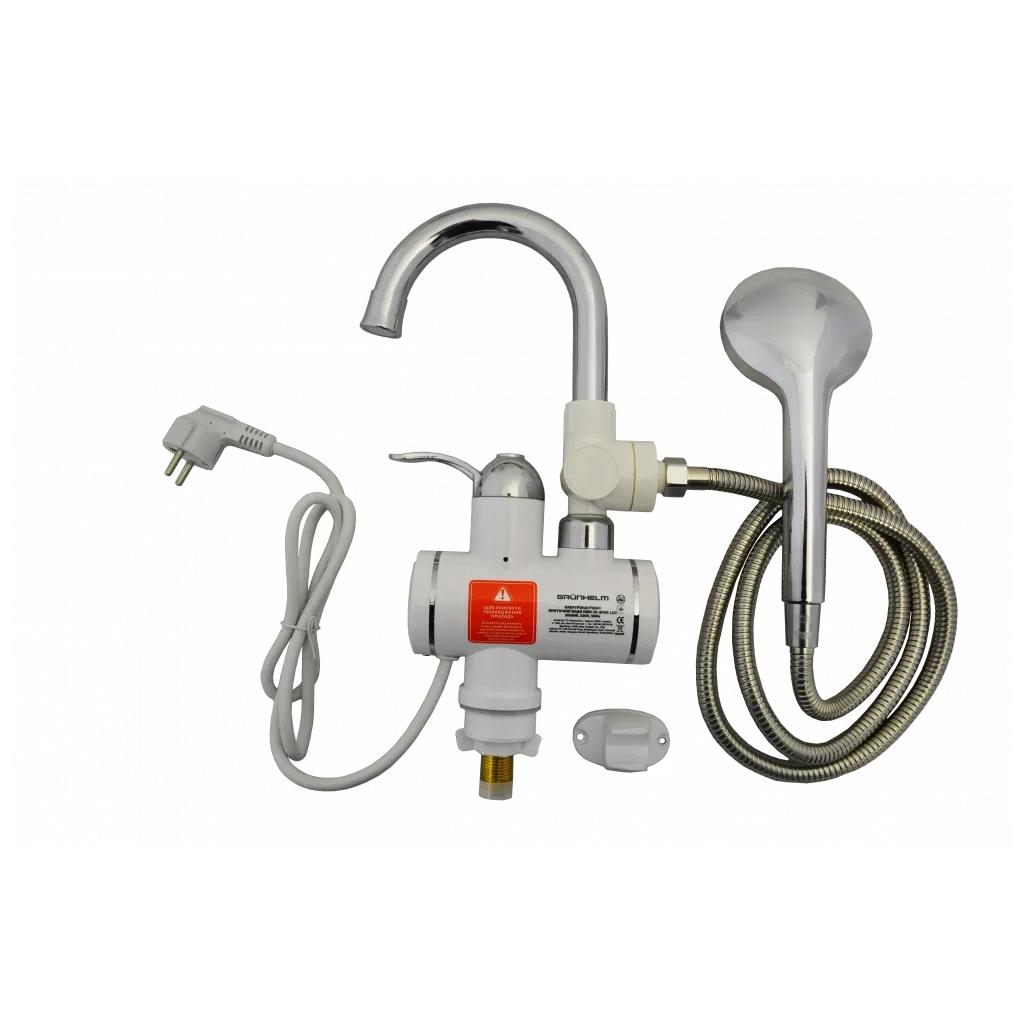 Проточний водонагрівач Grunhelm EWH-1X-3FSH-LED - изображение 2