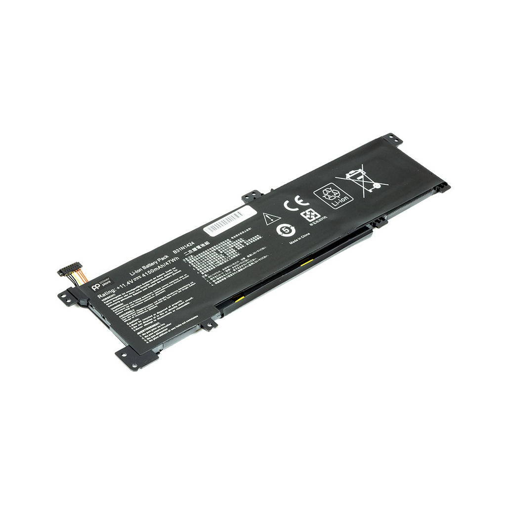 Акумулятор до ноутбука PowerPlant ASUS A401L (B31N1424) 11.4V 4150mAh (NB431267) - зображення 2