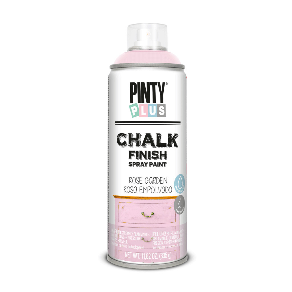Фарба-аерозоль Pintyplus на водній основі Chalk-finish, Рожева світла, 400 мл (8429576230802) - зображення 1