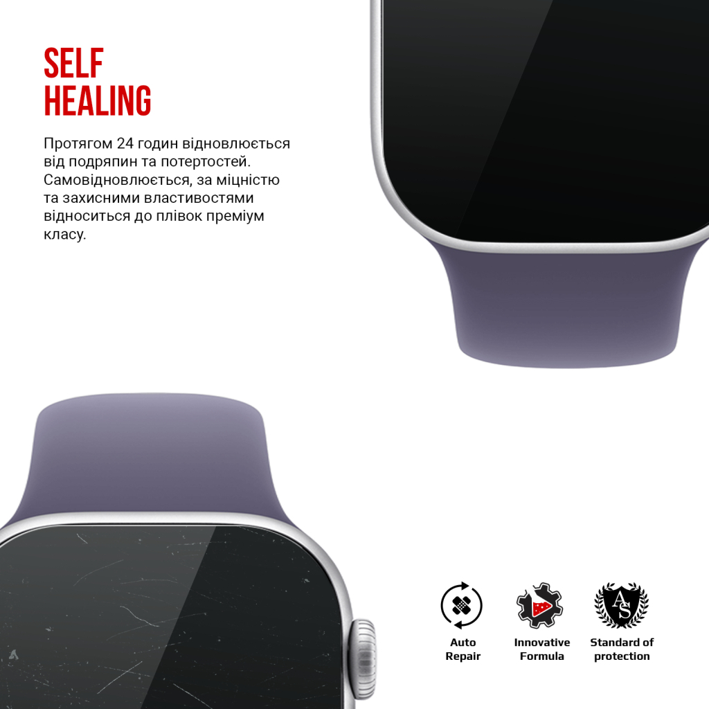 Плівка захисна Armorstandart hydrogel Apple Watch 11 42mm 6 pcs (ARM88733) - зображення 3