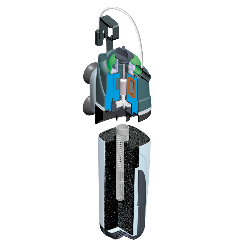 Фільтр для акваріума AquaEl Fan Mini Plus внутрішній до 60 л (5905546030687) - изображение 2