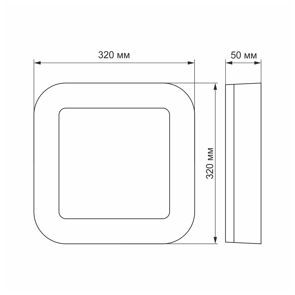 Світильник Videx LED ART IP65 30W 5000K 220V (VL-BHFS-305) - зображення 3