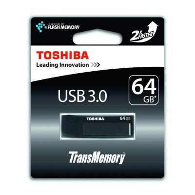 USB флеш накопичувач Toshiba 64GB Daichi black USB 3.0 (THNV64DAIBLK) - зображення 3