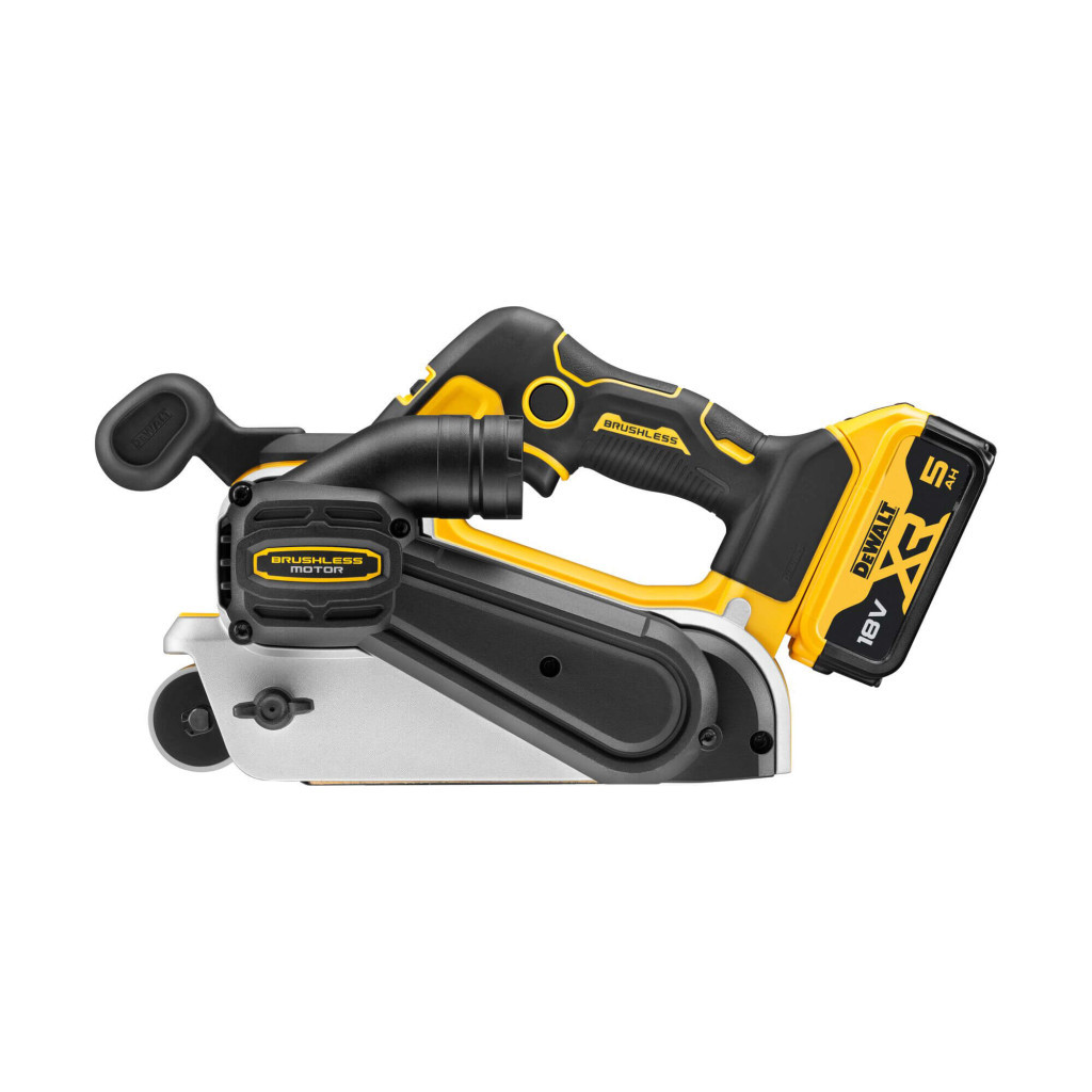 Шліфувальна машина DeWALT XR Li-Ion 18 В 2x5Ah, 198-320 м/хв, стрічка 75х533 мм (DCW220P2) - зображення 5