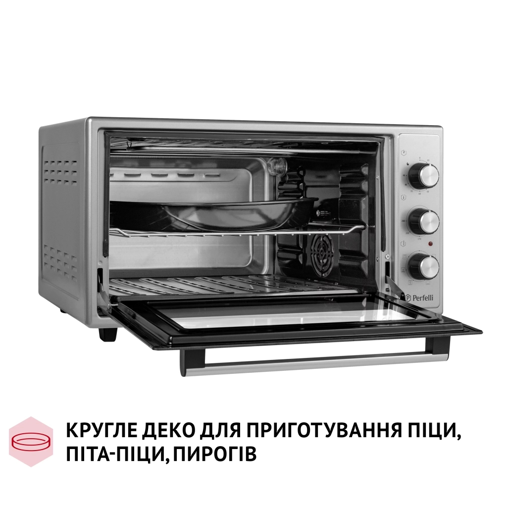Електропіч Perfelli SIERRA 48 GREY - зображення 7