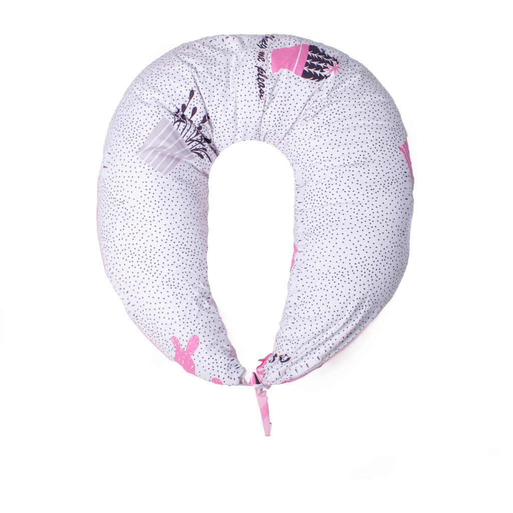 Подушка MirSon для вагітних та годування №8309 Print Line 17-0498 Magnificent Бязь 30х170х20 см (2200006200345) - зображення 2