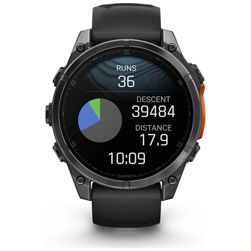 Смарт-годинник Garmin fenix 8 47mm, AMOLED, Glass/SS, SlateGray Steel/Black, BlkBnd, GPS (010-02904-00/010-02904-09) - зображення 9