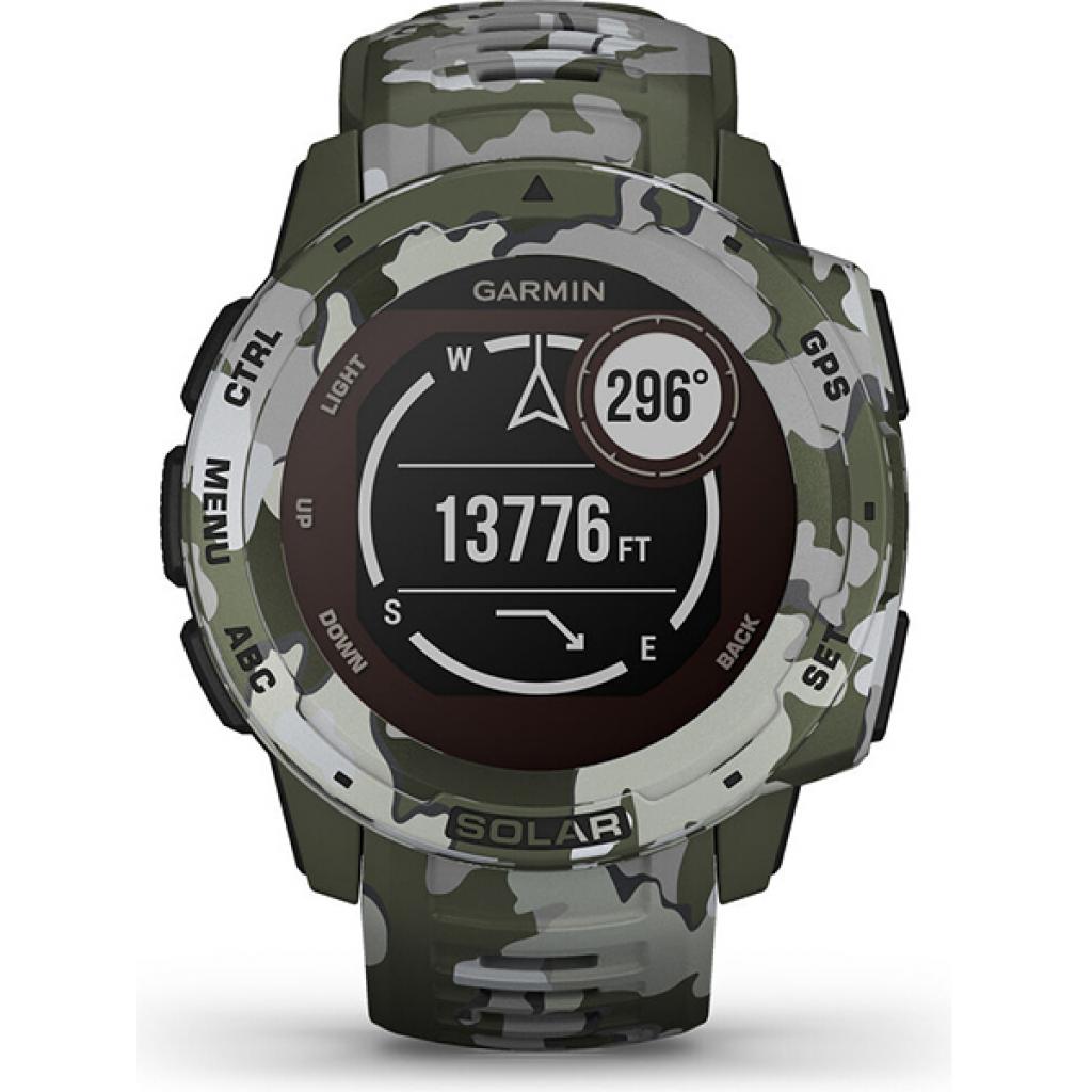Смарт-годинник Garmin Instinct Solar, Camo Edition, Lichen Camo (010-02293-06) - зображення 7