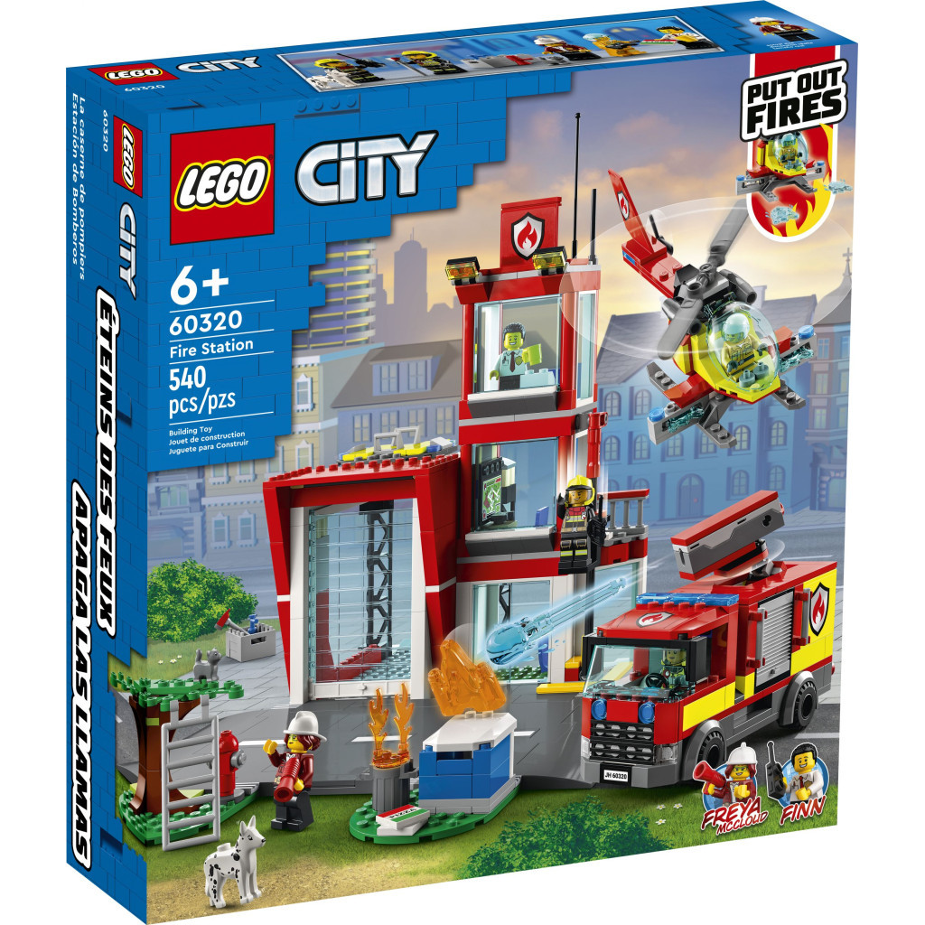 Конструктор LEGO City Пожежне депо 540 деталей (60320) - зображення 7