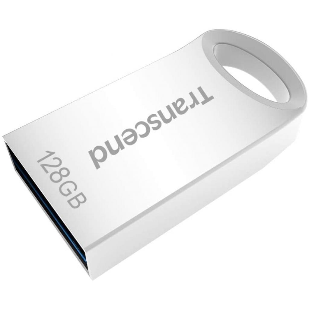 USB флеш накопичувач Transcend 128GB JetFlash 710 Silver USB 3.0 (TS128GJF710S) - зображення 2