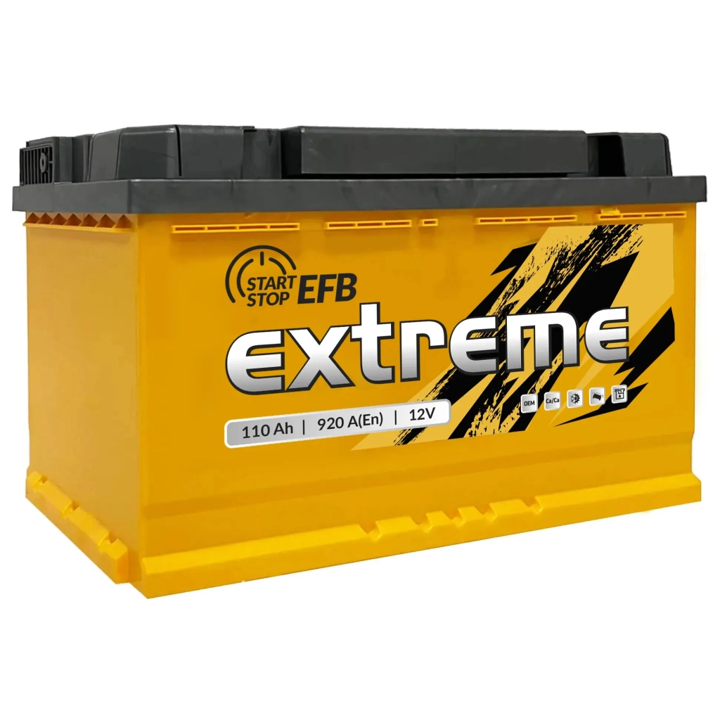 Акумулятор автомобільний Extreme 6CT-110Аh EFB АзЕ (EEFB110) - зображення 1