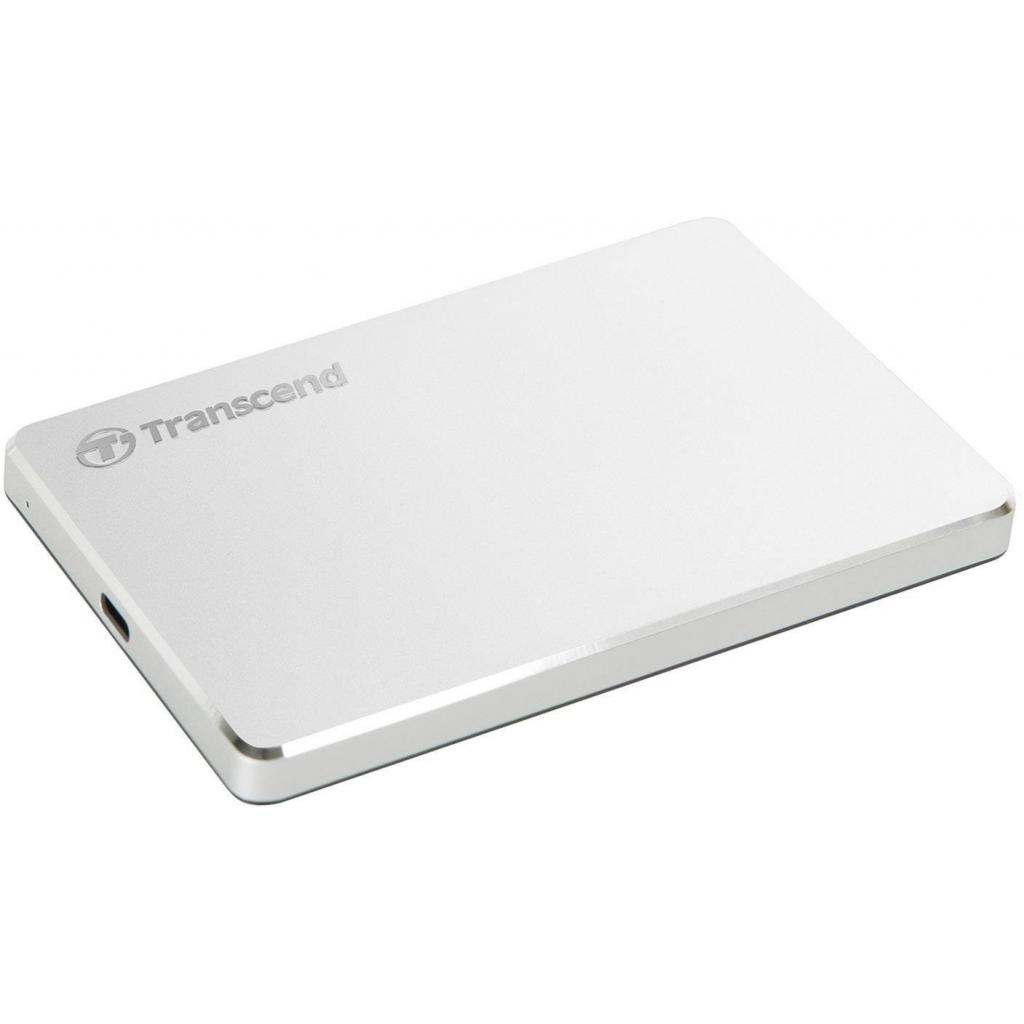 Зовнішній жорсткий диск 2.5" 2TB Transcend (TS2TSJ25C3S) - зображення 2
