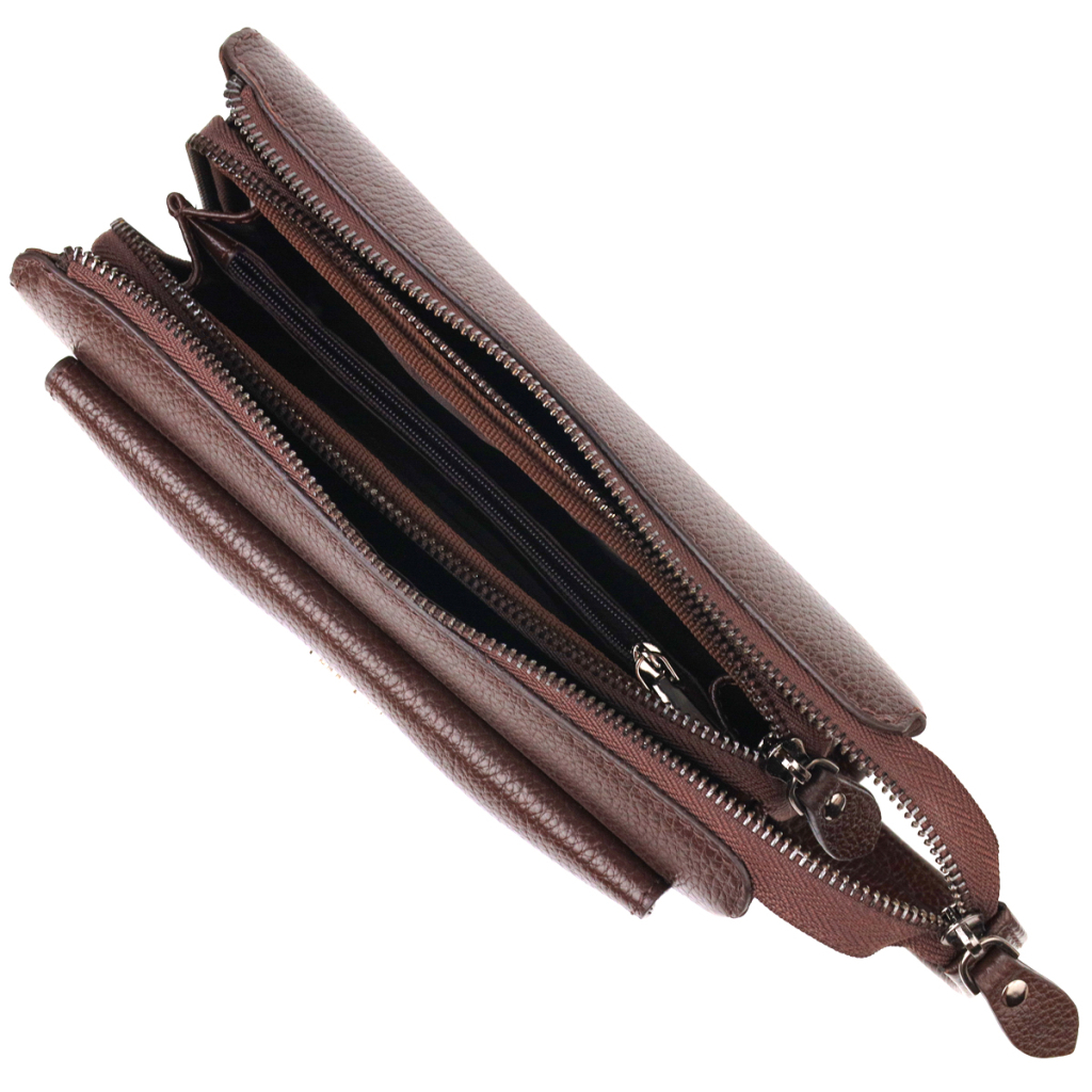 Сумка Canpellini З натуральної шкіри Коричнева (21559) - зображення 6