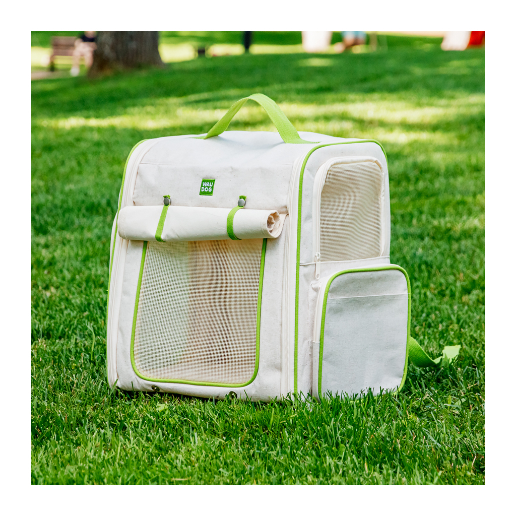 Переноска для тварин WAUDOG Relax Eco 42х34х27 см для котів та дрібних порід собак до 8 кг (9986) - изображение 8