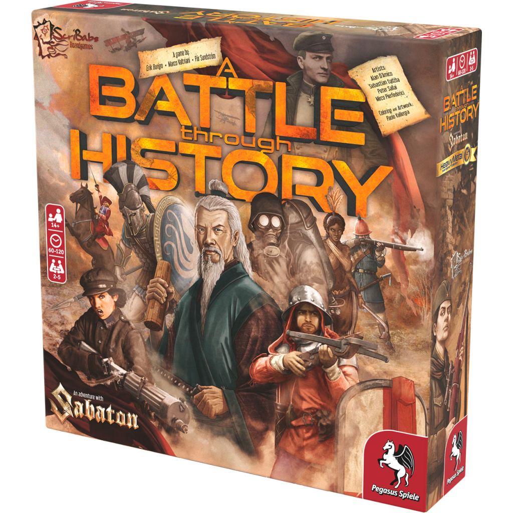 Настільна гра Pegasus Spiele Битва крізь історію: Пригода з Sabaton (A Battle Through History: An Adventure With Sabaton) (ан (PS200) - зображення 6