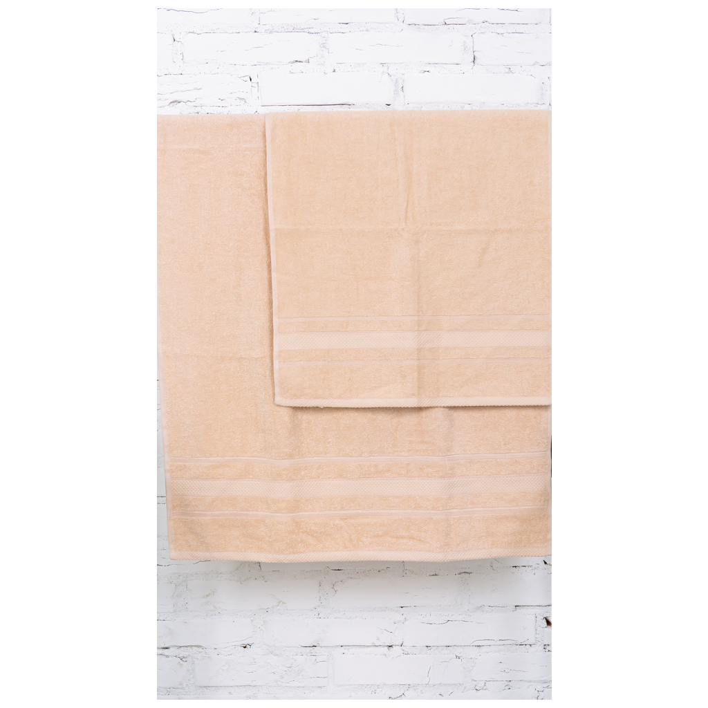 Рушник MirSon набір банний 5005 SoftNess Ivory 50x90, 70x140 (2200003182972) - зображення 2