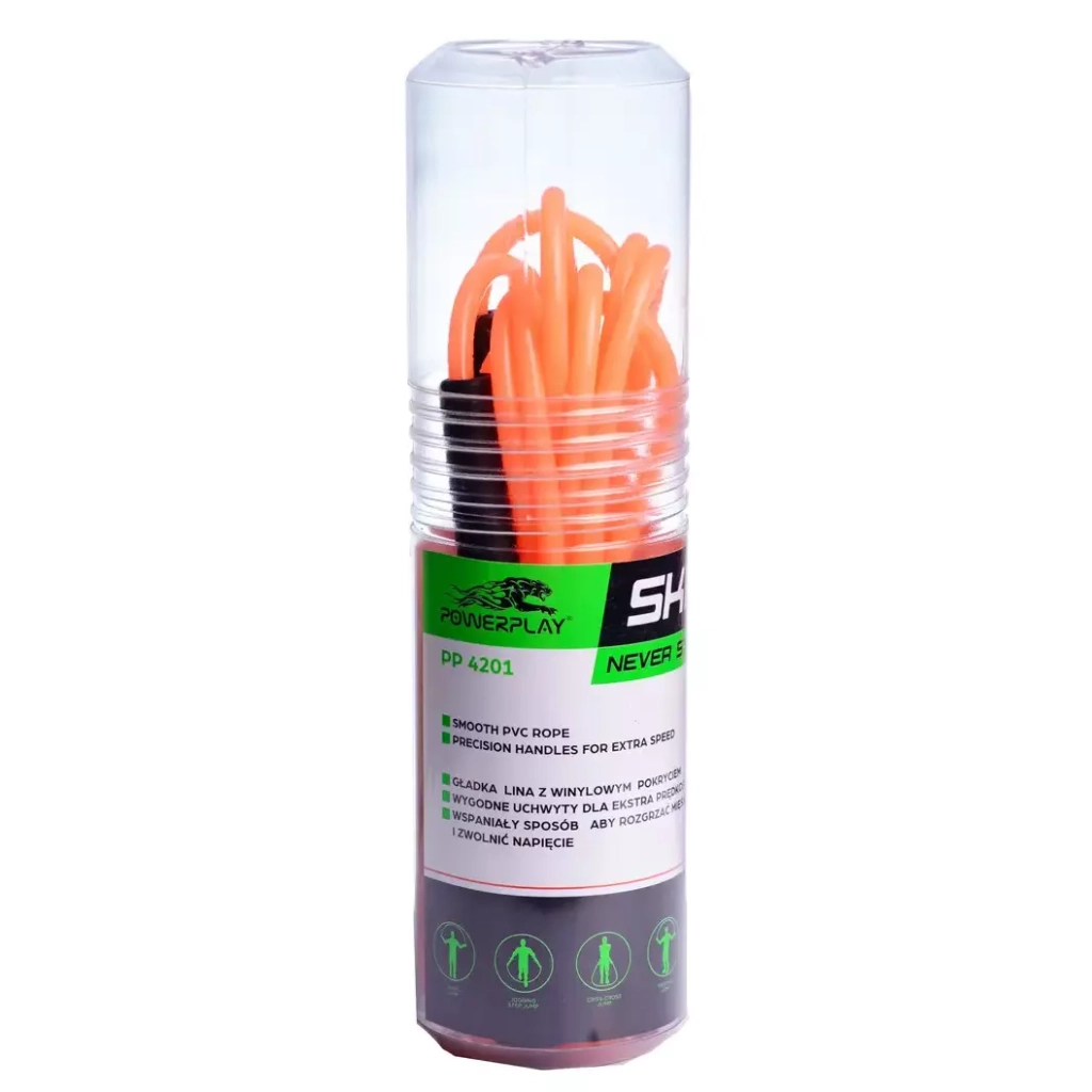 Скакалка PowerPlay 4201 Помаранчева (PP_4201_Orange) - зображення 4