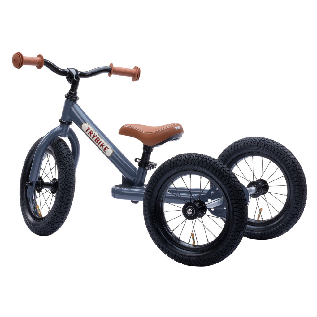 Біговел Trybike триколісний балансуючий сірий (TBS-2-GRY+TBS-99-TK) - зображення 2