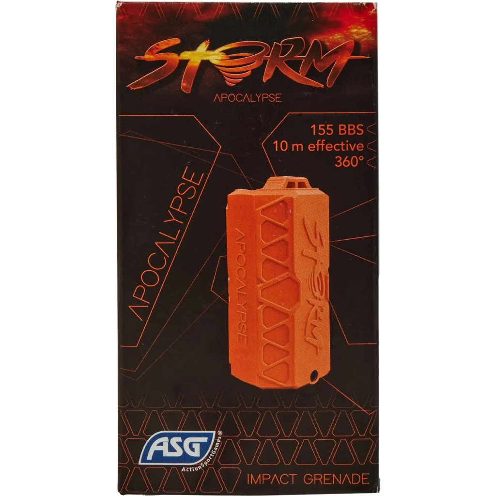 Страйкбольна граната ASG Storm Apocalypse Black (19641) - зображення 4