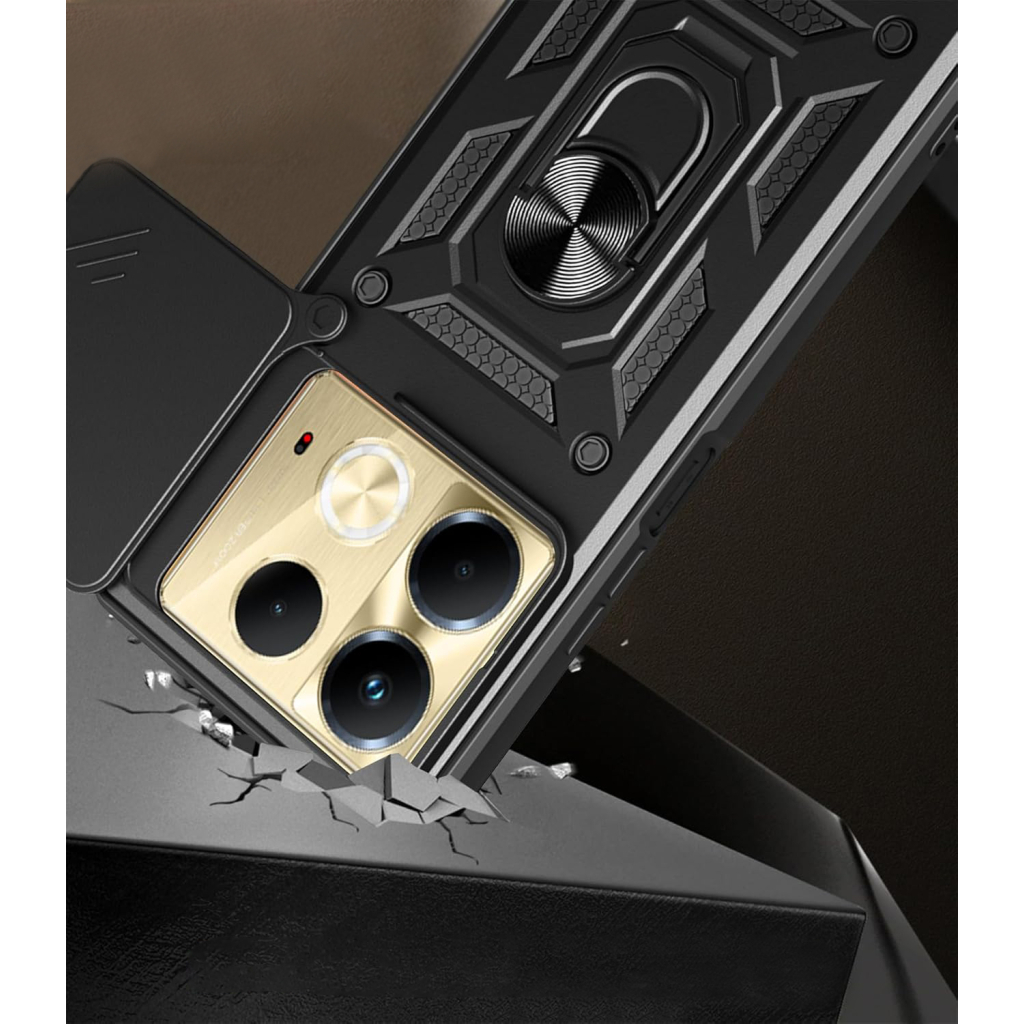 Чохол до мобільного телефона BeCover Military Infinix Note 40 (X6853) Black (712159) - зображення 6