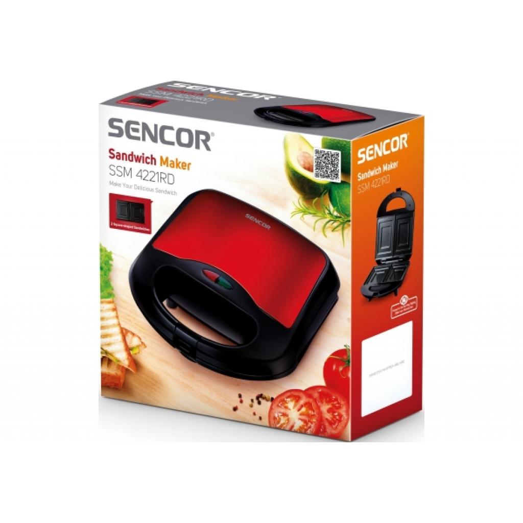 Сендвічниця Sencor SSM 4221 RD (SSM4221RD) - зображення 7