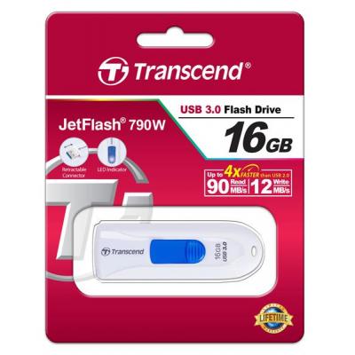 USB флеш накопичувач Transcend 16GB JetFlash 790 USB 3.0 (TS16GJF790W) - зображення 5