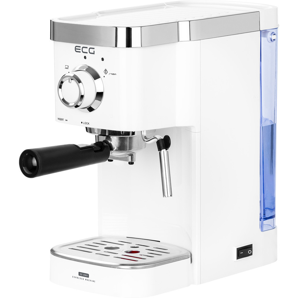 Ріжкова кавоварка еспресо ECG ESP 20301 White (ESP20301 White) - зображення 2