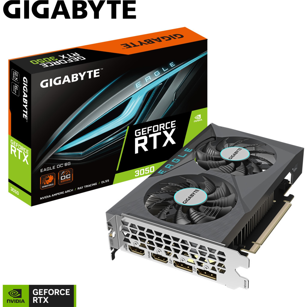 Відеокарта GIGABYTE GeForce RTX3050 6Gb EAGLE OC (GV-N3050EAGLE OC-6GD) - зображення 8
