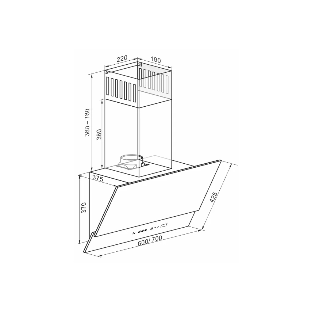Витяжка кухонна Kaiser AT 7410 F Eco Eco - зображення 9