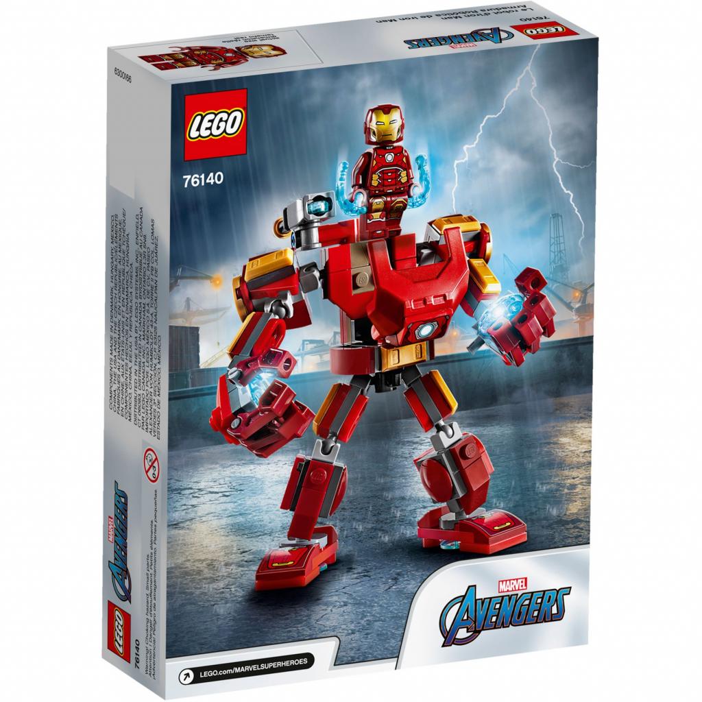 Конструктор LEGO Super Heroes Marvel Comics Робокостюм Залізної Людини 148 деталей (76140) - зображення 4