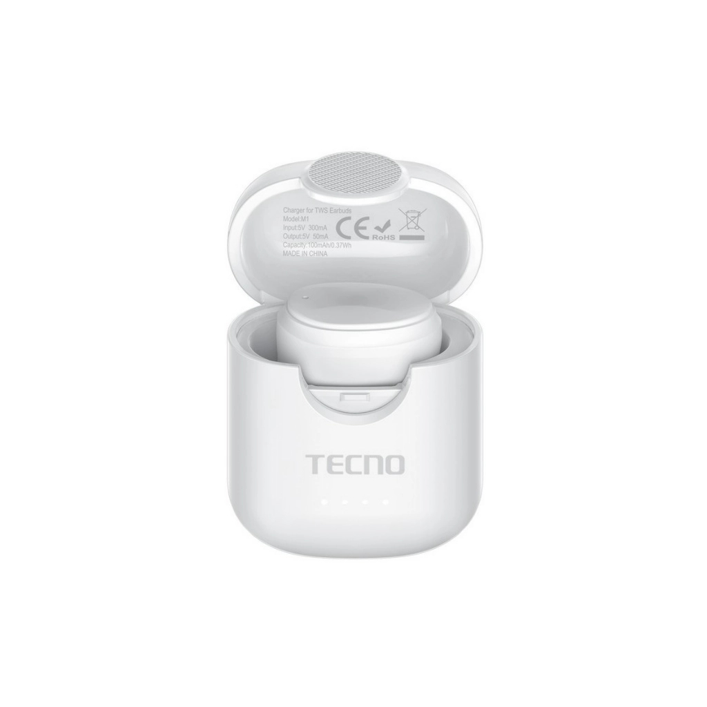 Навушники Tecno Minipods M1 Mono White (4895180759475) - зображення 1