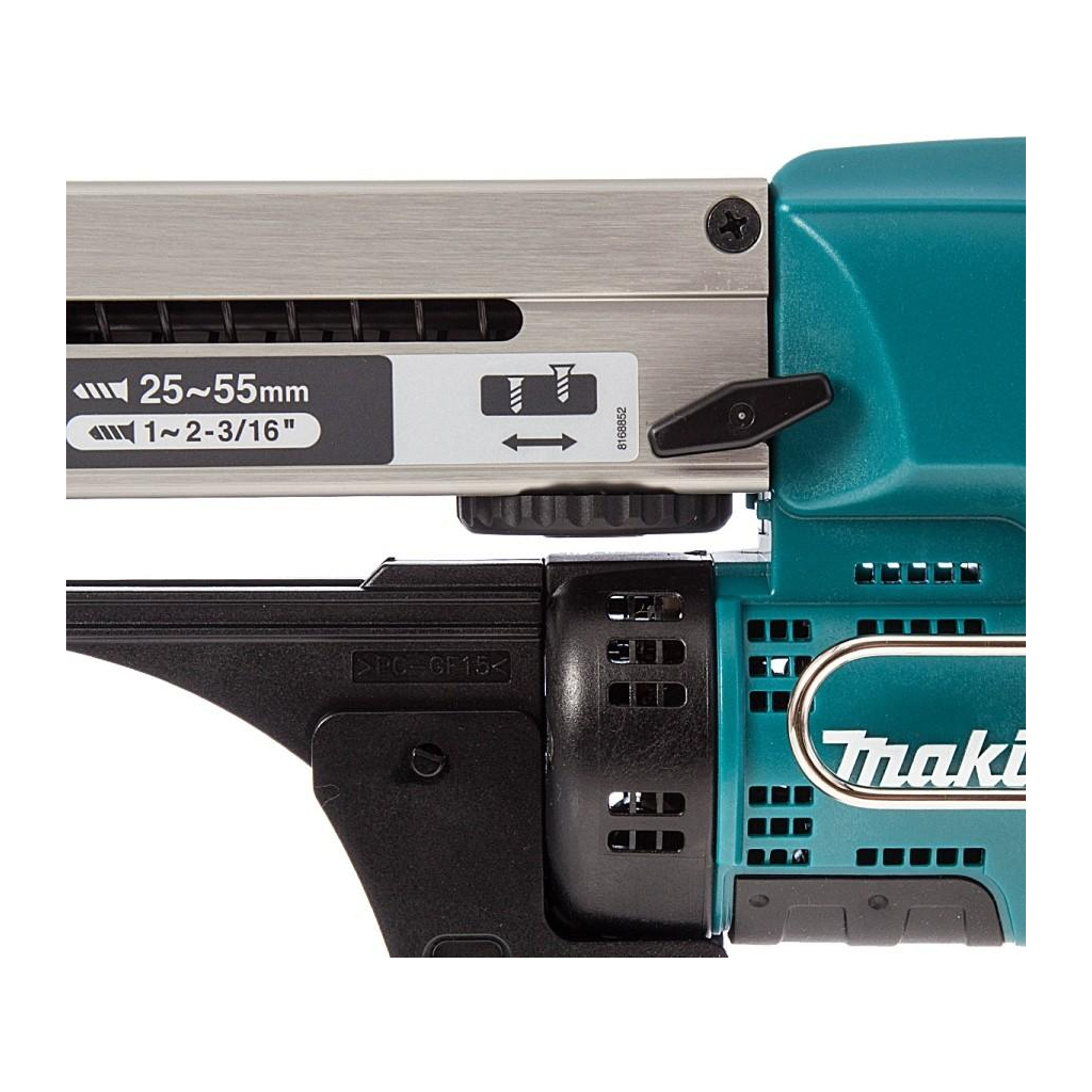 Шуруповерт Makita магазинний з автоматичною подачею + кейс (DFR550RFE) - зображення 4