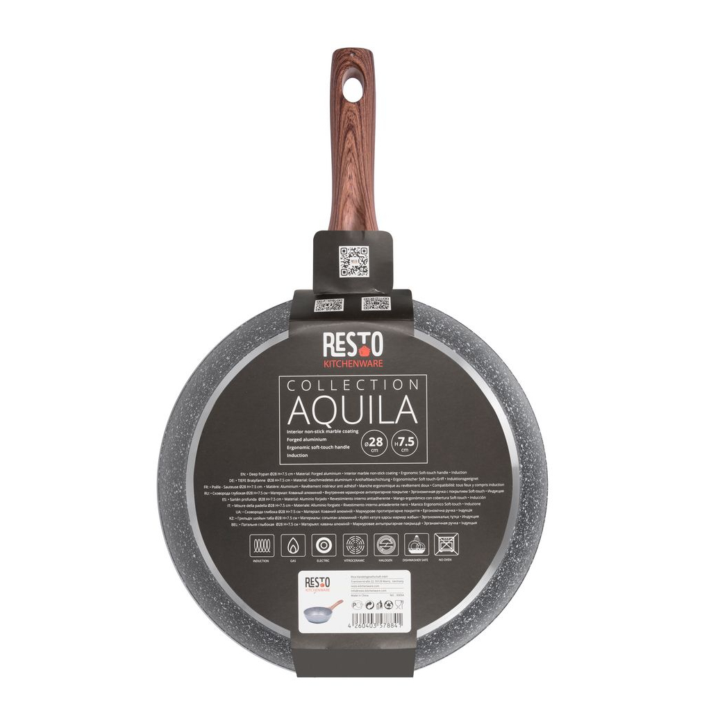 Сковорода Resto Aquila глибока 28 см (93054) - зображення 8
