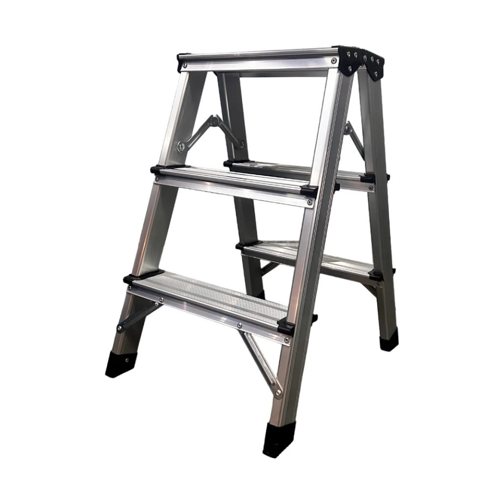 Драбина GTM 3сх. верхня сходинка 0,58м, двостороння (KMH1203) - изображение 1