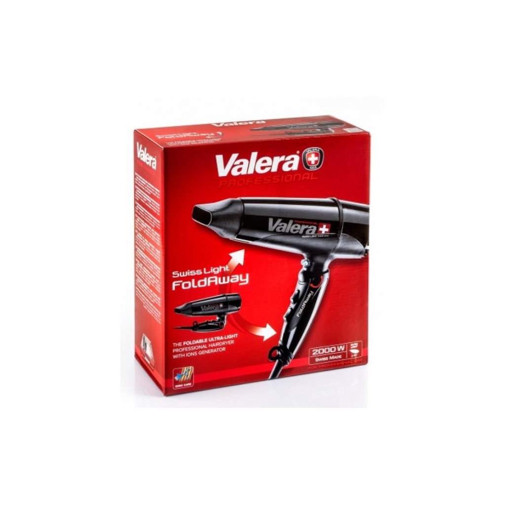 Фен Valera Swiss Light 5400 Fold-Away Ionic Tourmaline Black (SL5400T) - зображення 5