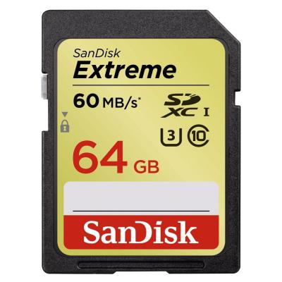 Карта пам'яті SanDisk 64Gb SDXC Class10 UHS-I U3 Extreme (SDSDXN-064G-G46) - зображення 1