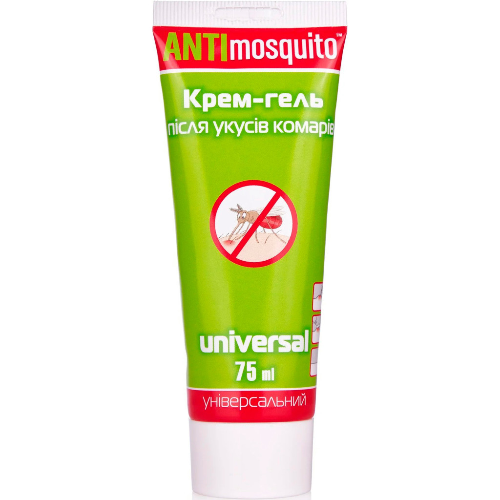 Засіб після укусів комах Anti mosquito Універсальний крем-гель 75 мл (4820185710367) - зображення 1