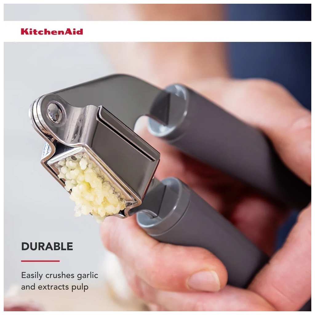 Прес для часнику KitchenAid Coreline 19 см сірий (KAS132OHCGG) - зображення 6
