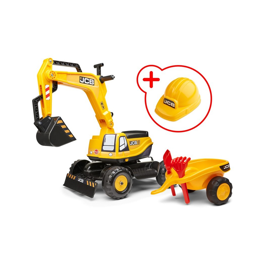 Чудомобіль Falk JCB екскаватор Жовтий (135A) - зображення 1