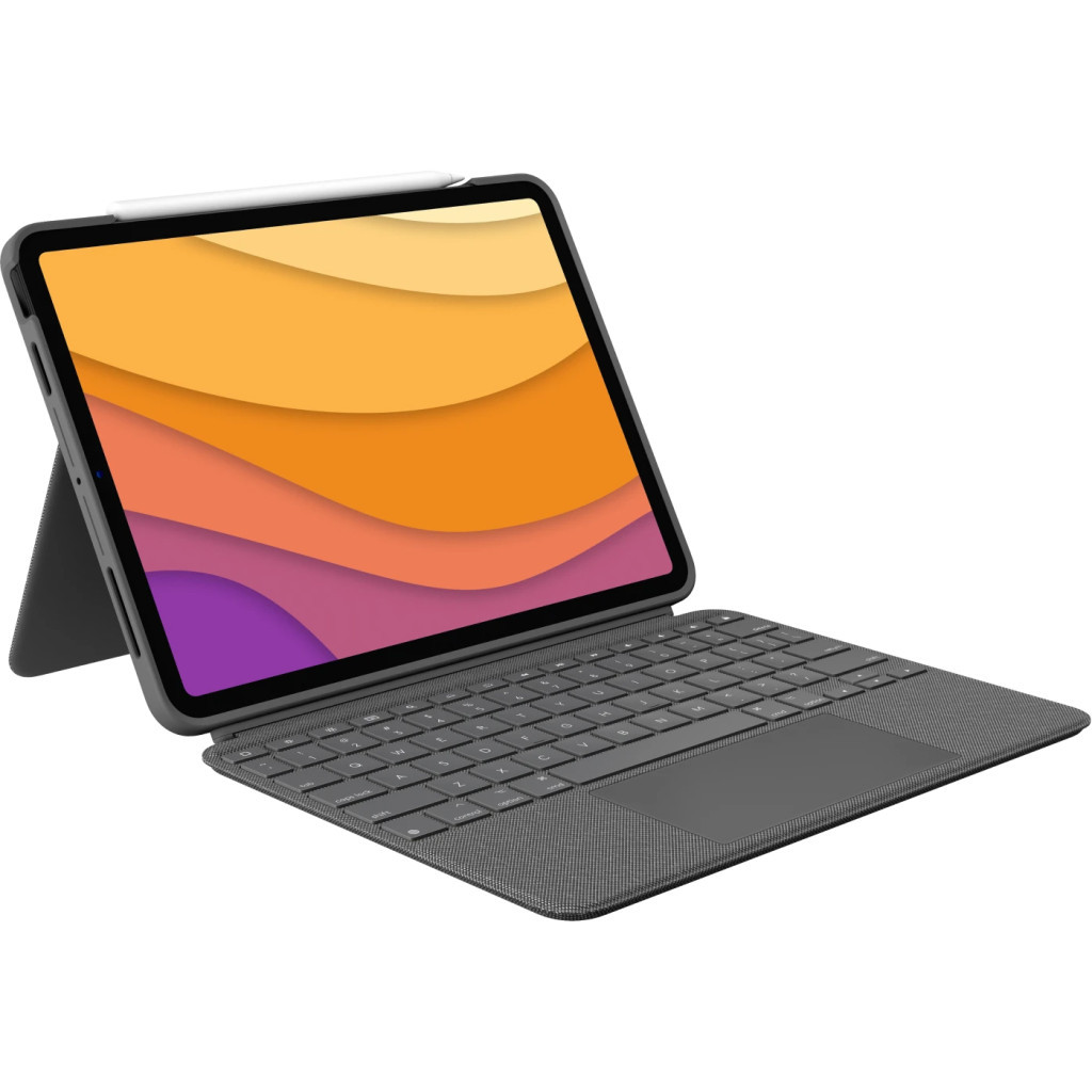 Чохол до планшета Logitech Combo Touch for iPad Air (4th, 5th generation) - GREY - US (L920-010272) - зображення 1