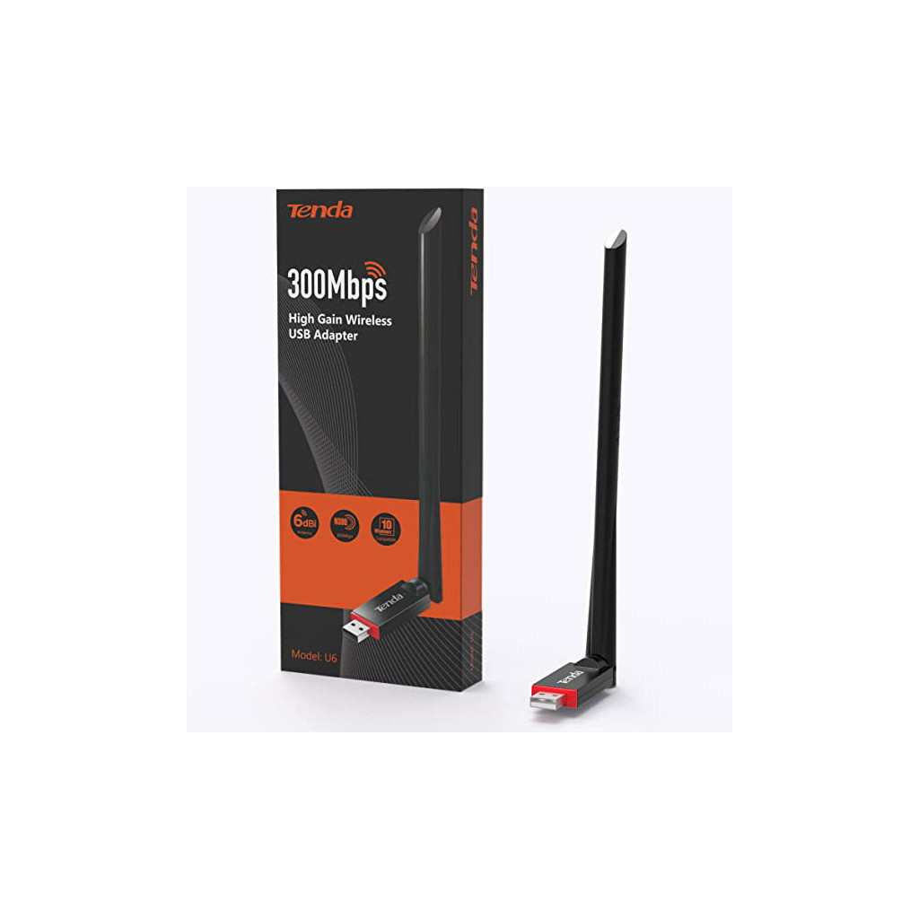 Мережева карта Wi-Fi Tenda U6 - зображення 3